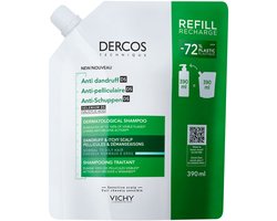Vichy Dercos Anti-Roos DS Shampoo Navulling - Voor normaal tot vet haar - Seleniumdisulfide en Salicylzuur - 390ml