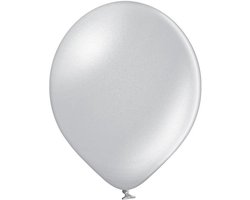 Standaard Ballonnen (30cm) - 061 Metallic Zilver - 100 stuks