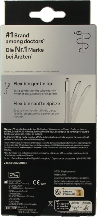 Braun PRT1000 - Lichaamsthermometer
