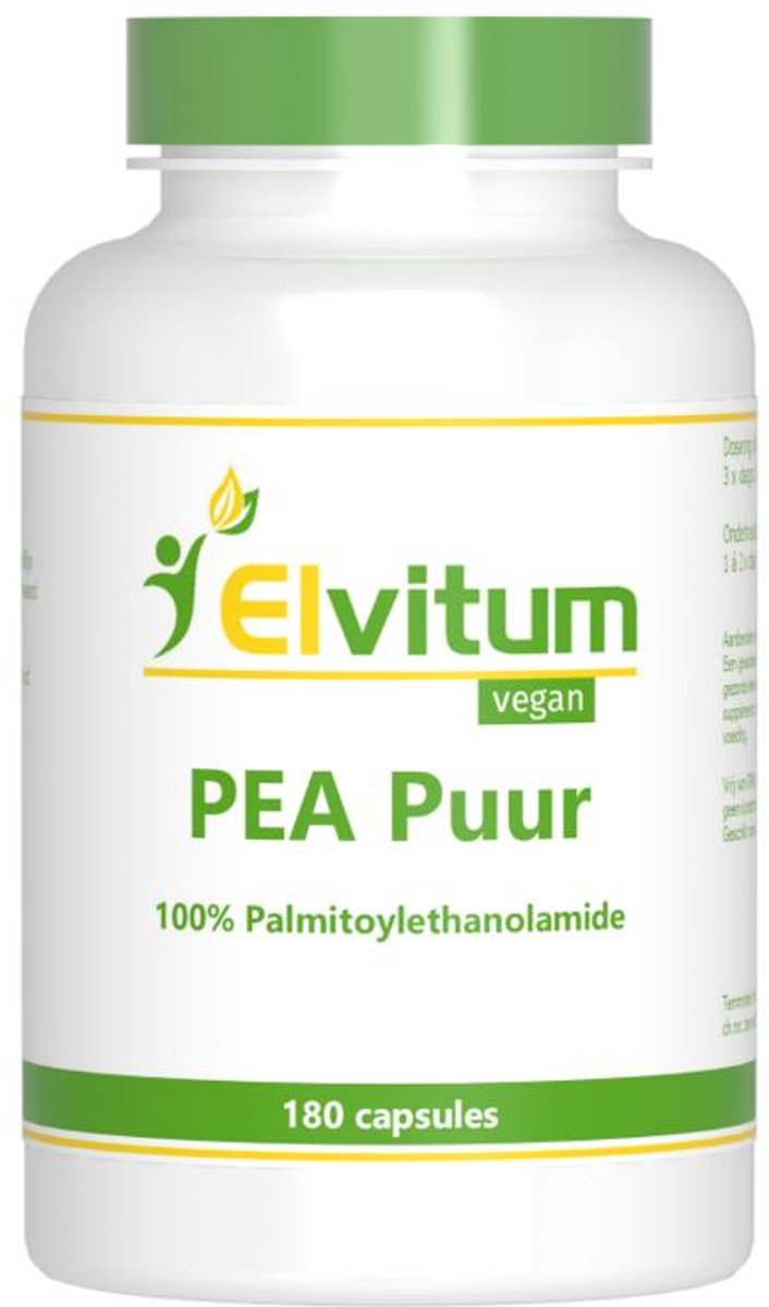 Elvitum Pea puur 180 Vegetarische capsules