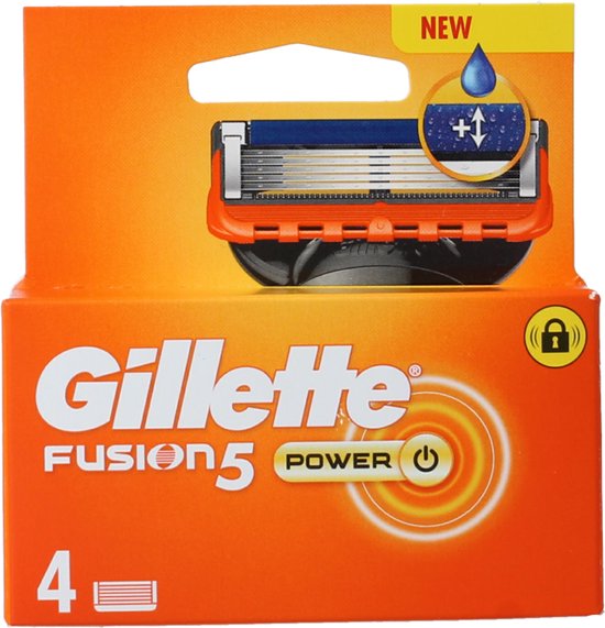 Gillette Fusion5 Power Scheermesjes (4 Mesjes)
