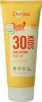 Derma Sun - Kids Zonnebrand SPF30 200 ml - voor Gevoelige Kinderhuid - Waterbestendig - Parfumvrij - UVA en UVB Bescherming - AllergyCertified