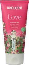 WELEDA Love Douchecrème - Romantische geur van Rozen, Jasmijn & Ylang ylang - Mild & Droogt Huid Niet Uit - 100% Natuurlijke Ingrediënten - 200ml