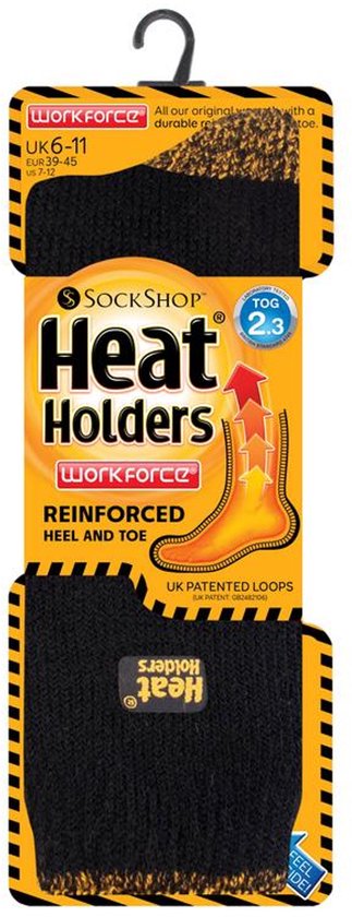 Chaussettes Thermiques Heat Holders Pour Hommes - Paire De Chaussettes épaisses Ultra Chaudes, Idéales Pour L'hiver