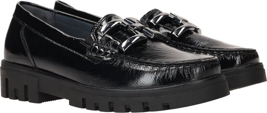 Waldläufer Laque H Slip-On Chaussures à enfiler Femme - Zwart - Taille 41,5
