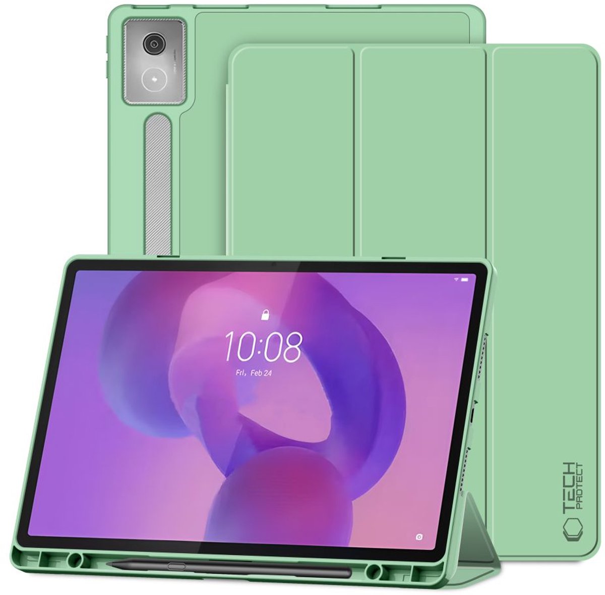 Tech-Protect Hoesje Voor Lenovo Idea Tab Pro Pro Mt 12.7 Tb-373 Met Pen En Standaard