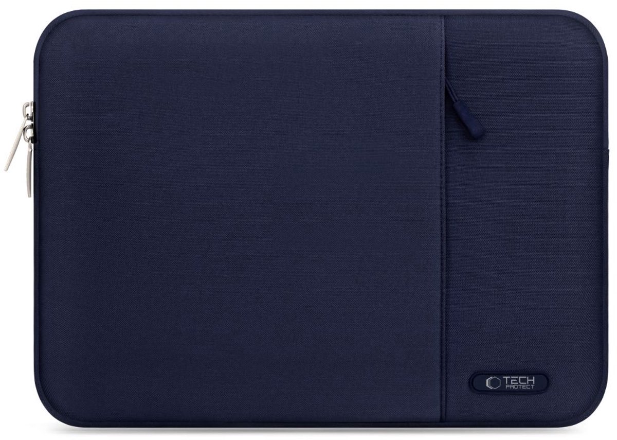 Tech-Protect Mouwloze Laptop 13-14 Marineblauw