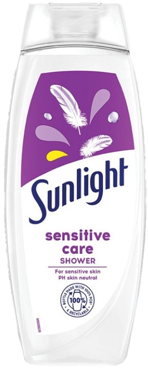 Sunlight zeep | Douchegel | 250ml | Sensitive Care | Gevoelige huid | Hydraterend |pH neutraal |
