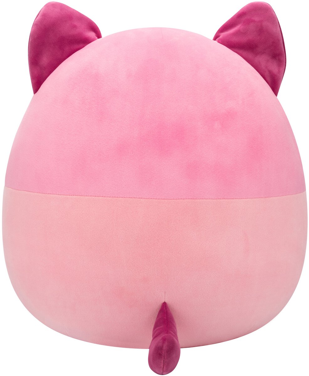 Squishmallows - Medium Plush 30cm Herbie - Pink Snowshoe Cat W/Fuzzy Belly — afbeelding 4