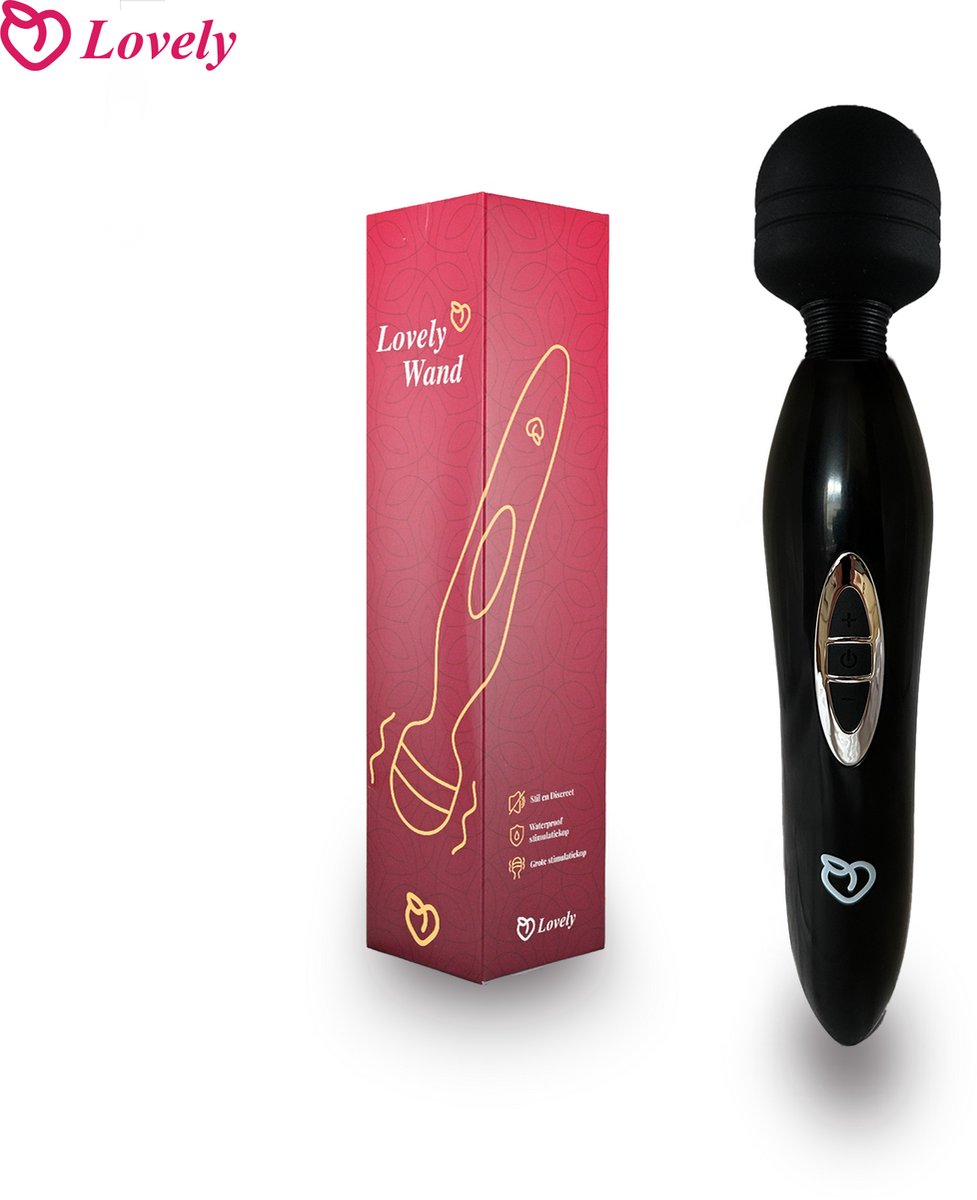Lovely Wand: Clitoris Stimulator- Sextoy- Multifunctioneel-Draadloos-Oplaadbaar-Magic wand-Massage- Krachtige vibrator-Seksspeeltje- Cadeau voor vrouw