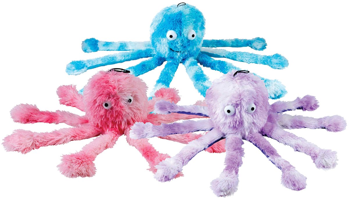 Gor Pets - Octopus - Hondenspeelgoed - Roze - 80 cm