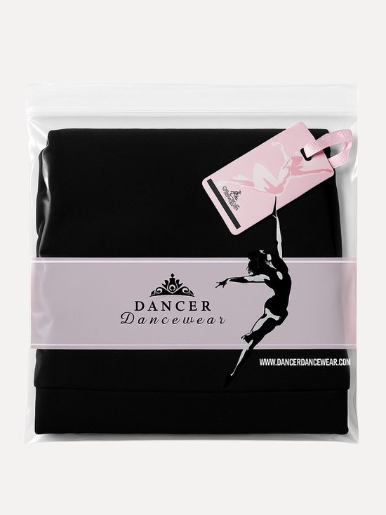 Dancer Dancewear® Hot Bikepants dames - Langere hotpants Zwart Viscose - Kort strak broekje - Dans en sport - Maat 34 - Maat XS van Dancer Dancewear — afbeelding 5