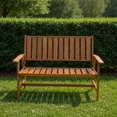 Bol.com Bank Calgary Hardhout 120cm 42347 aanbieding