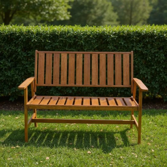 Foto: Bank calgary hardhout 120cm 42347