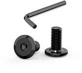 Vis à tête plate - Inox A2 V2A - Set de 30 - M8 x 16 mm