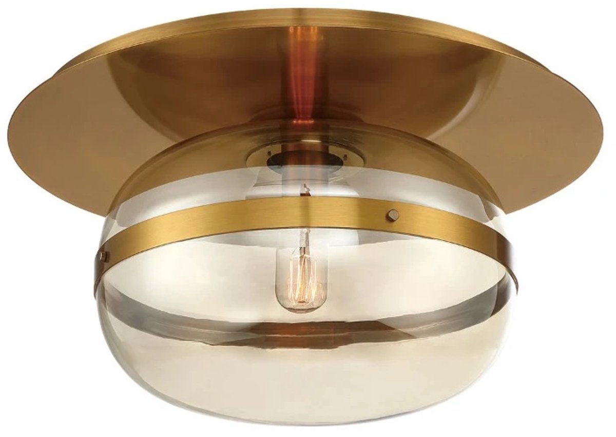 Eurofase LED Plafondlamp Nottingham | 1X E27 Max 40W | Antique Brass