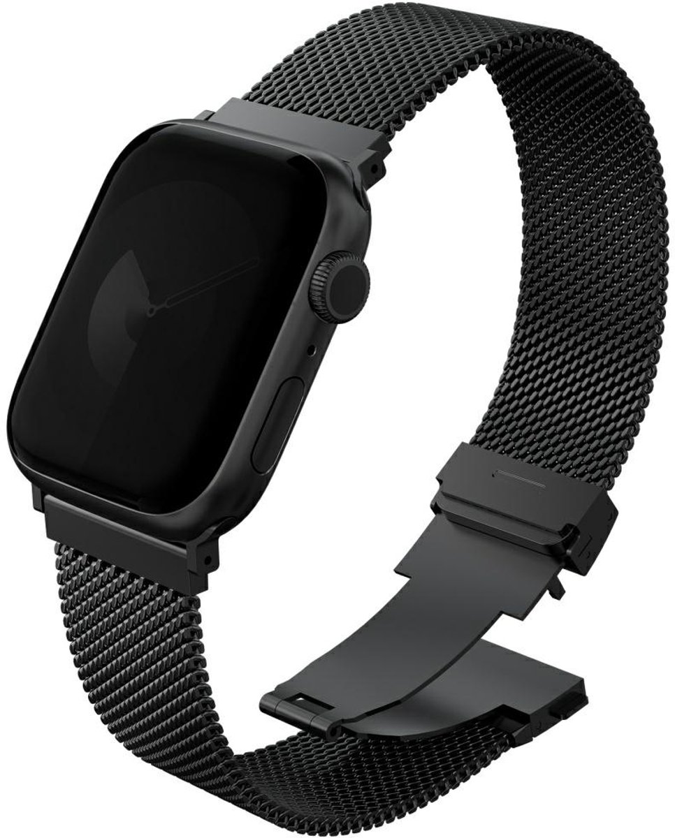 Uniq Rvs Band Voor Apple Watch 42 41 40Mm Ergonomisch En Comfortabel