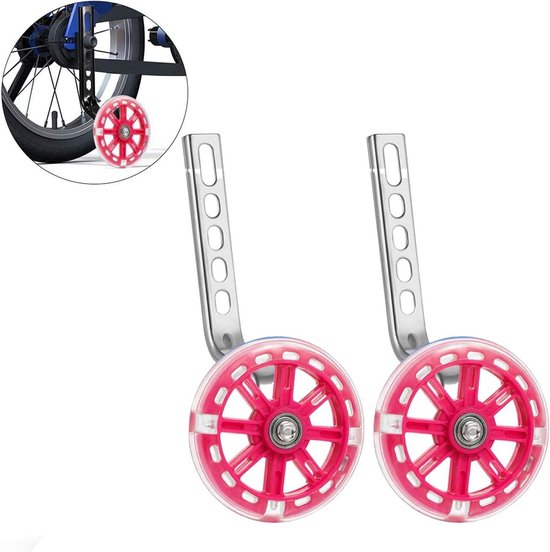 Stabilisatoren Voor Kinderfietsen Set Van 2 Trainingwielen Fiets Stabilisatoren Voor Kinderfietsen 45 56 55 Cm Variabele Snelheid 10 60178