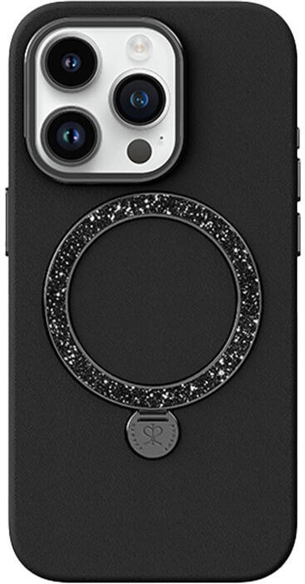 Joyroom Pn-15L4 Dancing Circle-Hoesje Voor Iphone 15 Pro Max (Zwart)