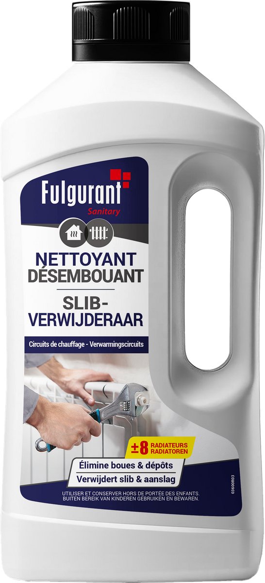Fulgurant - Slibverwijderaar - Bescherming en behandeling van verwarmingscircuits - 1L