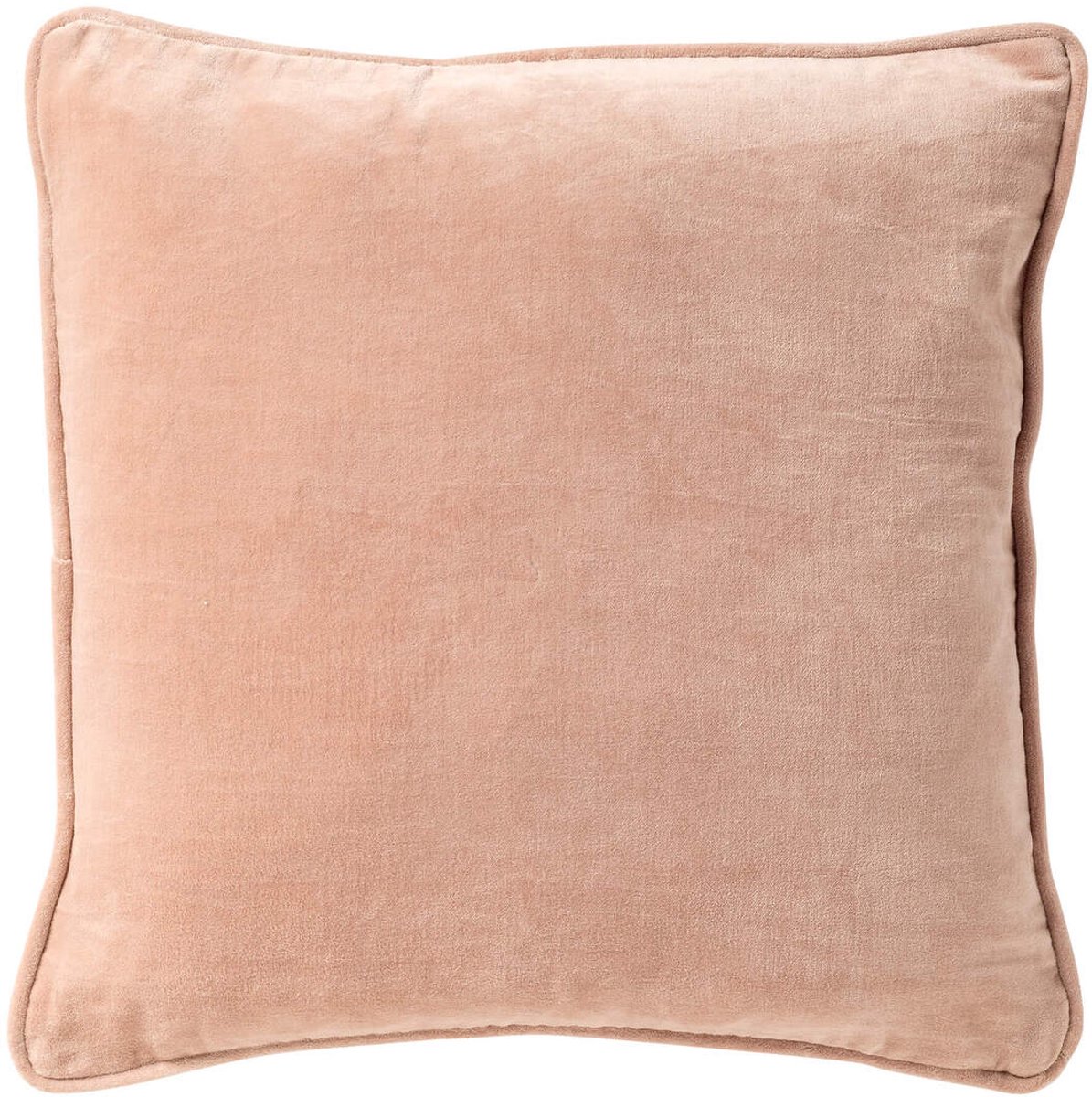 Dutch Decor CARINA - sierkussen 45x45 cm - 100% katoen - Misty Rose - roze - Inclusief binnenkussen - Luxe kussens voor woonkamer & bank