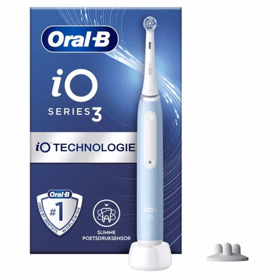 Oral-B iO 3 – Elektrische Tandenborstel – Blauw – iO-technologie