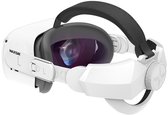 NAXSIR Comfort Elite Strap voor Oculus Quest 2 - Verstelbare VR Hoofdband met Neuskussens - Geschikt voor Lange Gaming Sessies