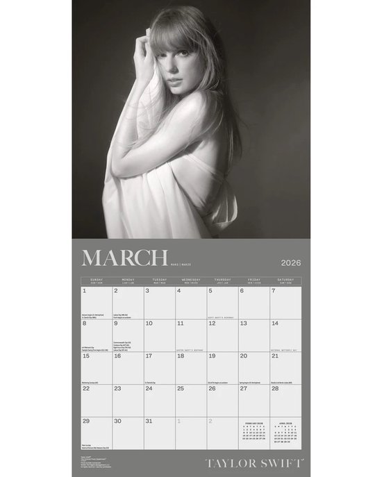 Taylor Swift Kalender 2026
