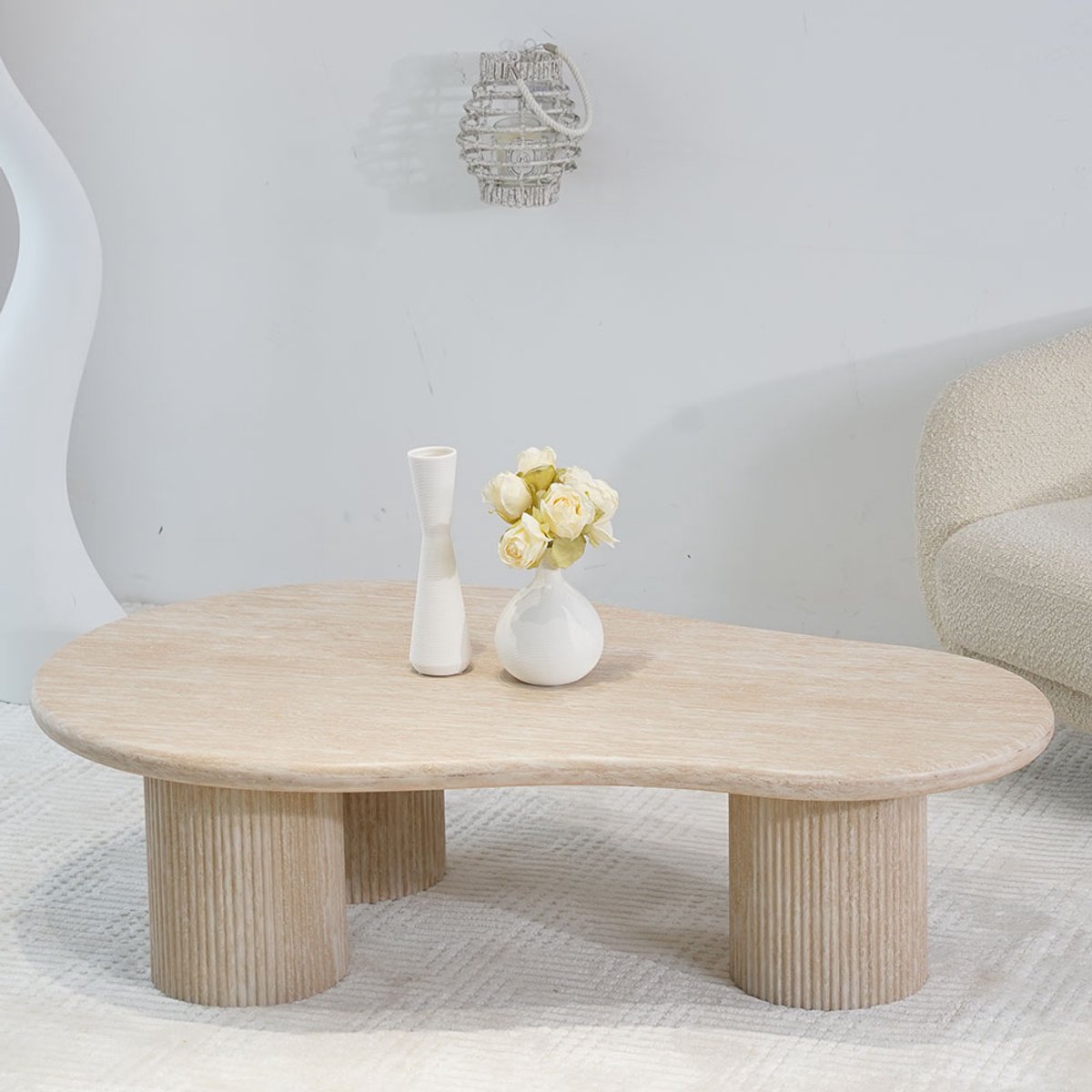 Milton & Oldbrook Salontafel 130 cm Tovuz Zand Beige