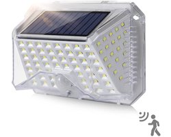 Zonnelampen - Met bewegingsmelder - Muurverlichting - Buitenverlichting Solar - ZTuinverlichting - Padverlichting - Ambiance Verlichting Buiten Trap - 1 Stuks