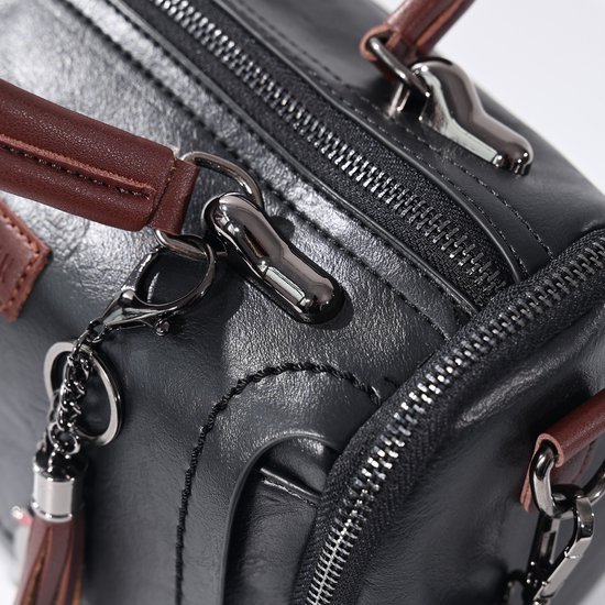 Tassen Femmes- Sac à bandoulière sac à main design Sac à bandoulière en cuir PU souple pour femme