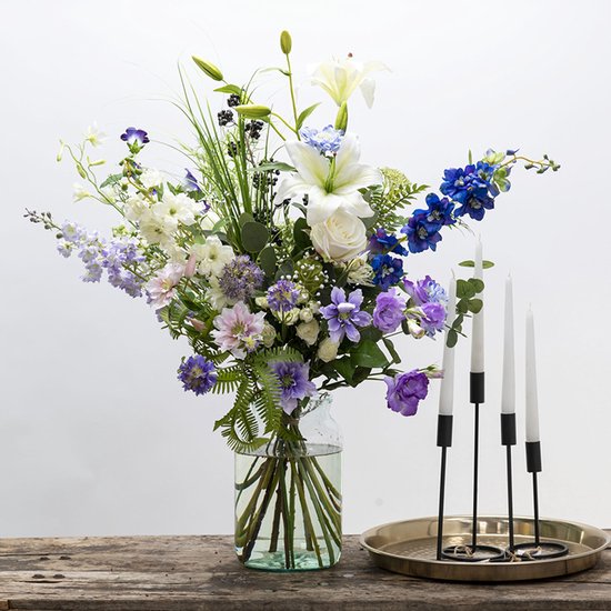 Wild Flowers - Zijden boeket - Zijden bloemen boeket - Boeket wilde bloemen - Groot Zijden boeket - Veldboeket - XL