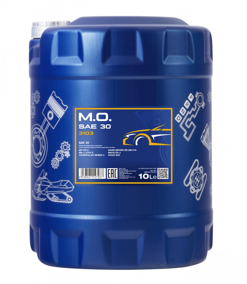 10 Liter Mannol 3103 SAE 30