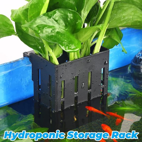 4pcs Plant Culture - Hanging Holders - Aquarium Plant Holder - Water Plant Hanger - Plant Stand for Aquariums - 8 Suction Cups - Aquascape Decorations - Plant Pot Accessories van Merkloos	 — afbeelding 4