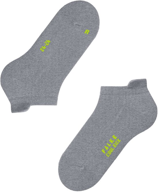 FALKE Cool Kick Anatomical Plush Sole Functional Yarn Chaussettes Unisexe Gris - Taille 39-41