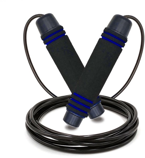 Speed Rope Fitness Gym Springtouw, verstelbaar, antislip schuimrubberen