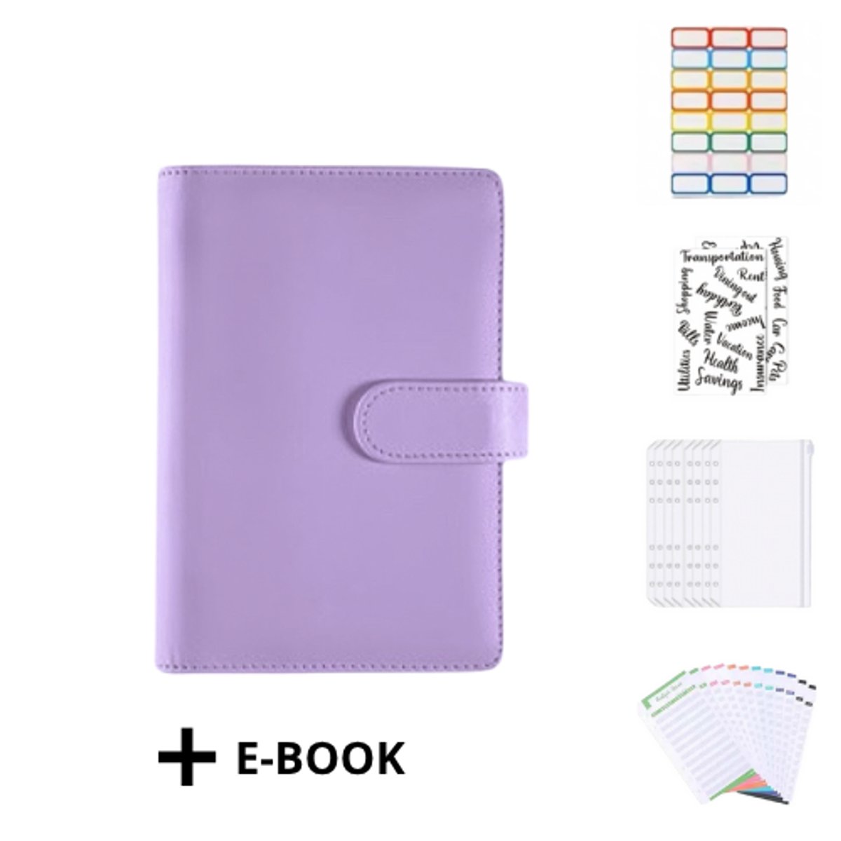 TT Product - Budget planner - Paars - Budget Planner Met Geldmapjes - Budget Binder - Kasboek - Budgetplanners - A6 Formaat - Budgetplanner