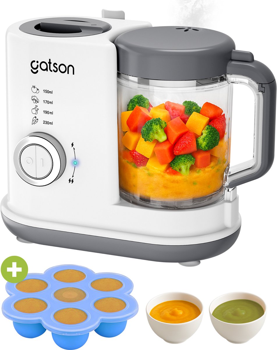 Gatson BabyChef babyvoeding blender en stomer