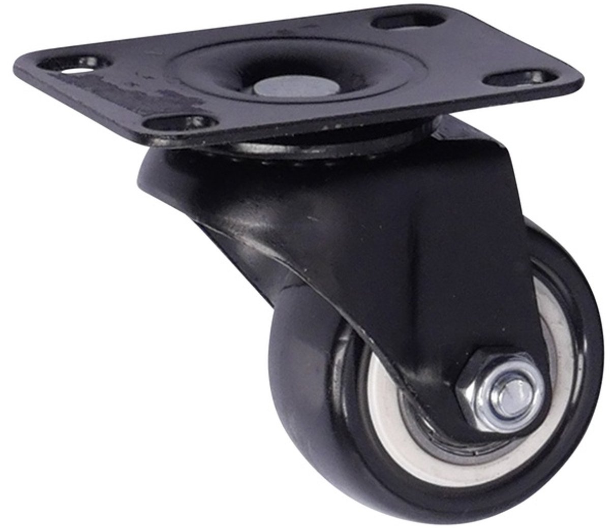 Zwenkwiel PU - 40x22 mm - Zwenk wiel - 30KG - Mammuth