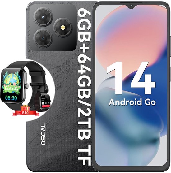 OSCAL FLAT 2C☆ブラック☆android14 Smartphone Oscal FLAT 2C