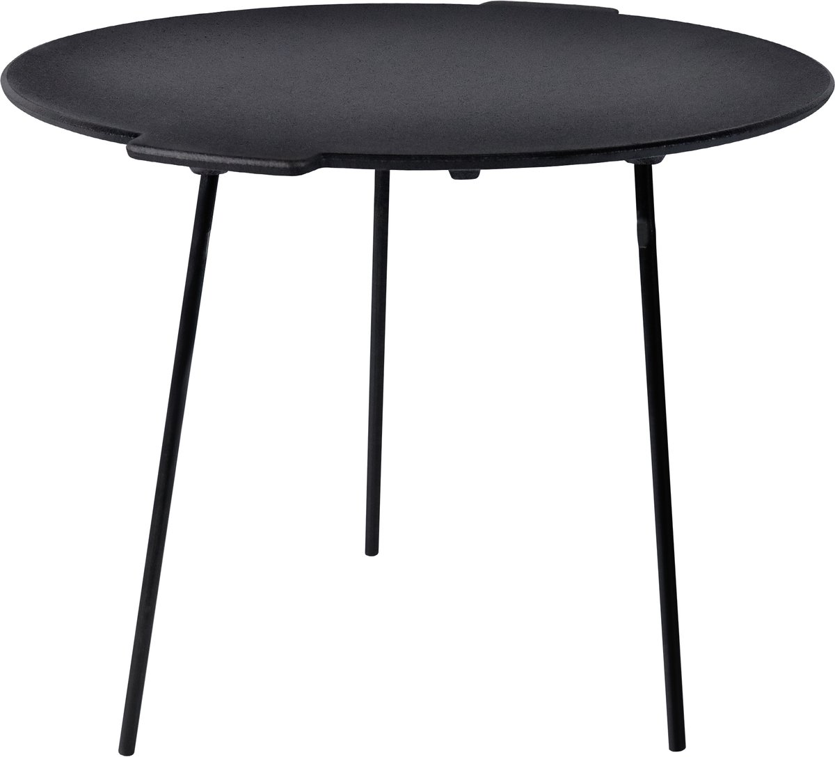 Gietijzeren Grillplaat met Afneembare Poten – Ø45 cm, Incl. Draagtas