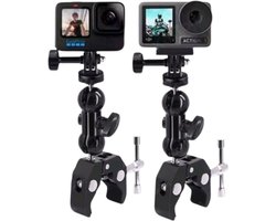 Fiets Mount Voor Gopro Hero - DJI Osmo Action - Fiets Mount Bionische Arm voor GoPro Hero 13 Black - DJI Osmo Action 2 3 4 - DJI Pocket 3- Bike Mount for Gopro Hero 13 12 11 10 9 - Aluminium Mount - Dji Accessoires - GoPro 13 12 10 9
