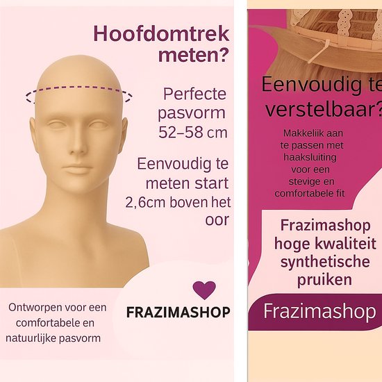 Hoofdomtrek meten? Perfecte pasvorm 52-58 cm. Eenvoudig te meten start 2,6cm boven het oor. Ontworpen voor een comfortabele en natuurlijke pasvorm.
