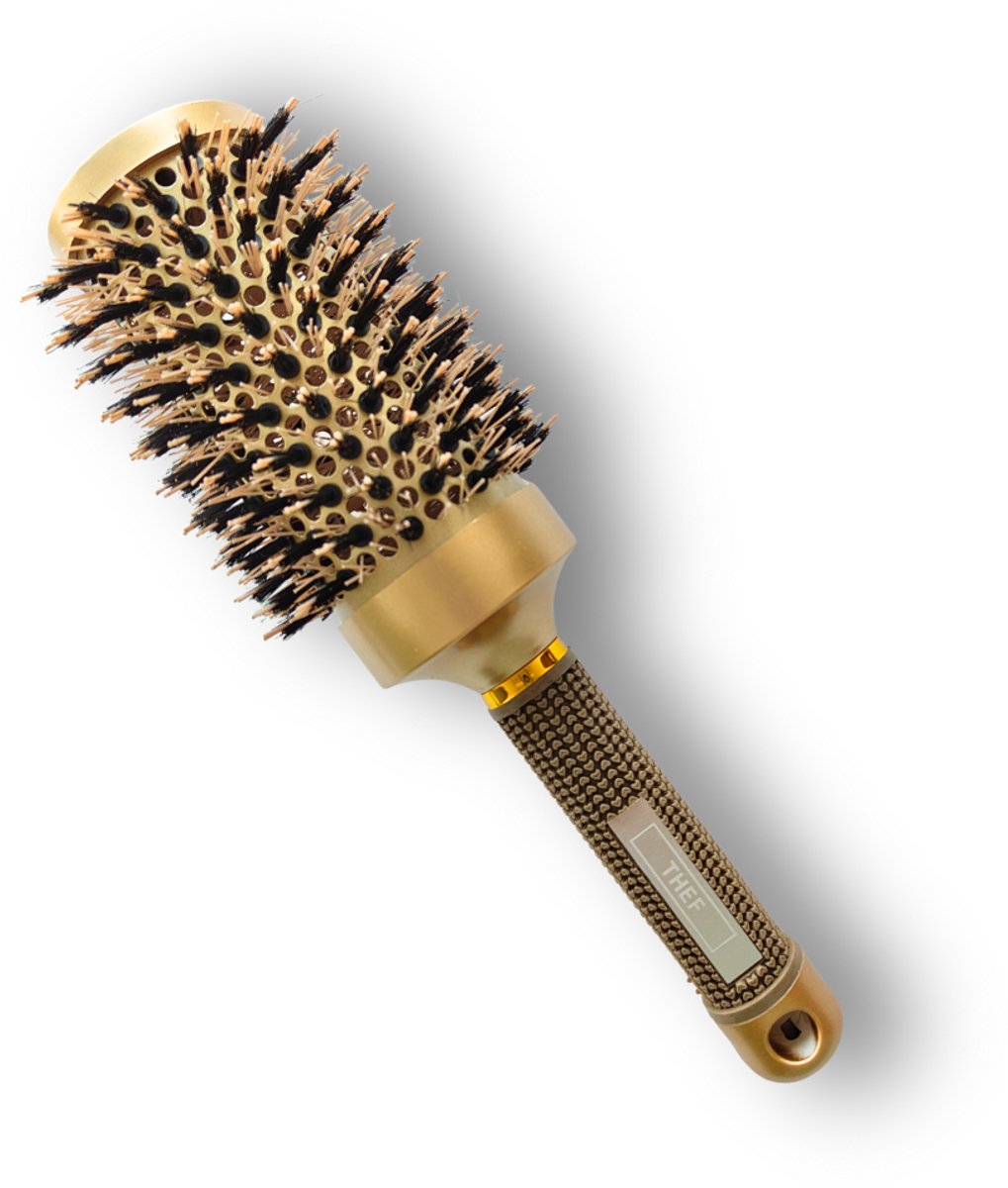 THEF Professionele Föhnborstel - Krulborstel - fohnborstel - goud – maat XL
