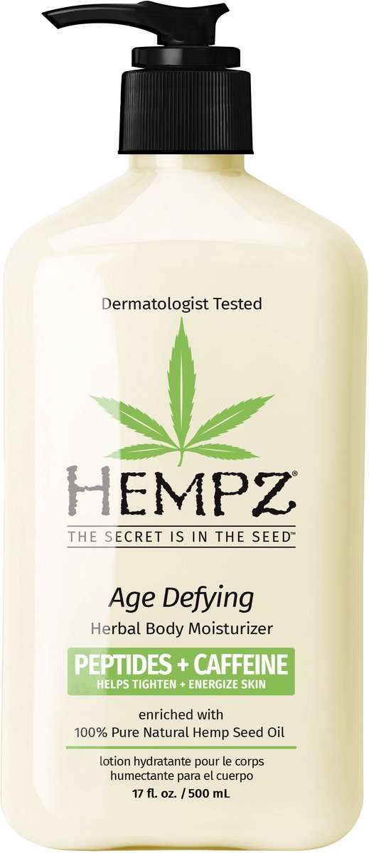 Hempz Original Age Defying Herbal Body Moisturizer 500 ml - Hydraterende Crème - Body Lotion voor Dames en Heren - Hydraterend & Verzachtend - Anti-aging