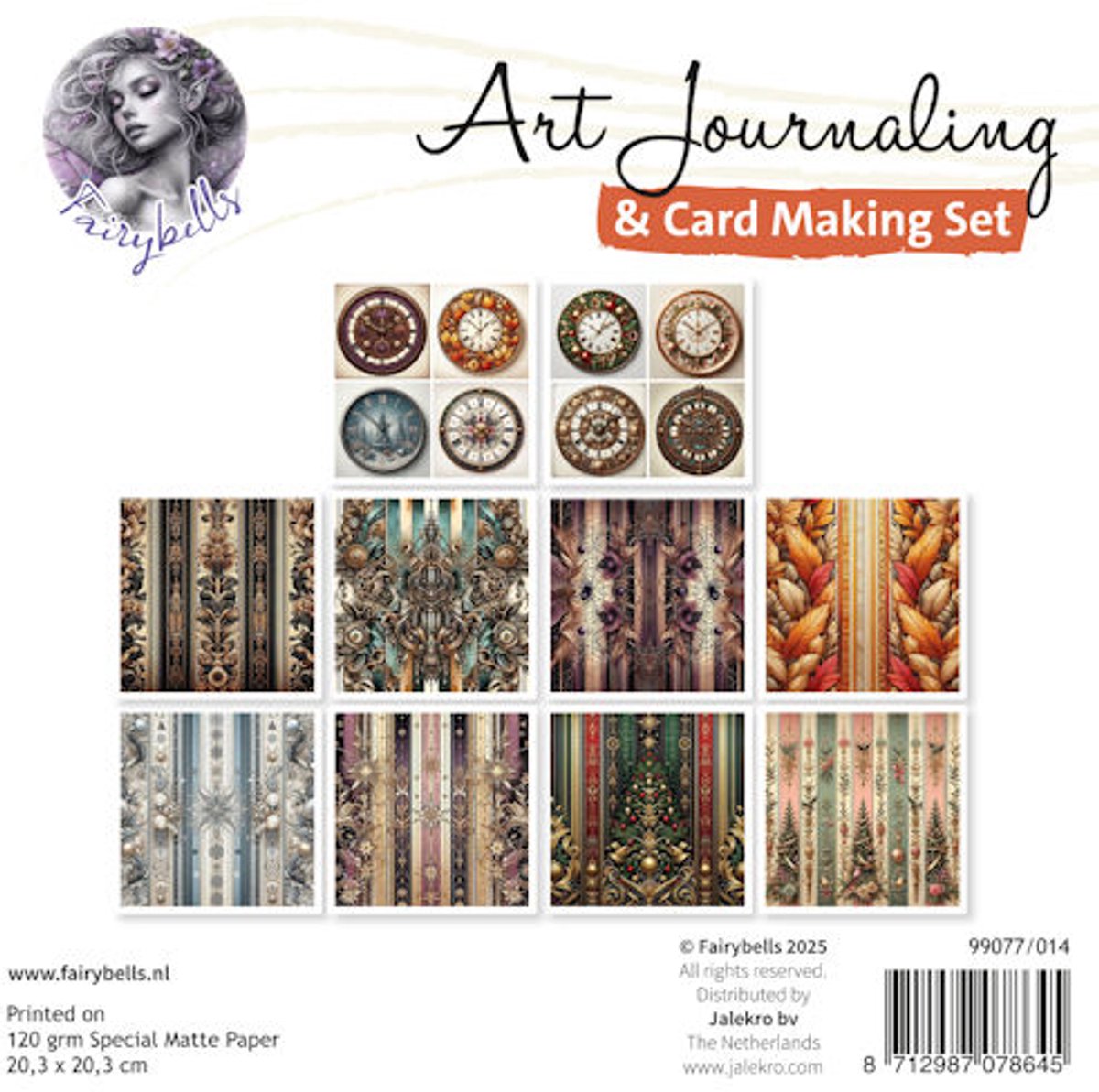 Art Journaling & Card Making Set 14 - Klokken