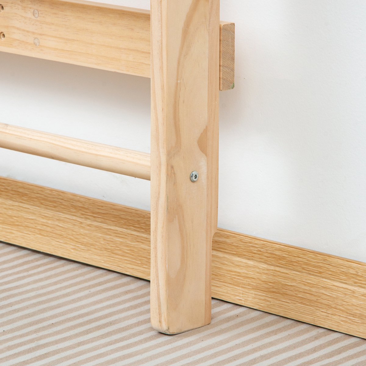 Buxibo Klimwand van Hout – Wandklimrek voor Binnen – Gym Speeltoestel voor Kinderen – 190x68x8 cm – Naturel — afbeelding 6