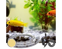 Aquarium Led Verlichting - Warm Wit licht - 50 t/m 70 cm - Complete set met snoerschakelaar - Aquarium Led strip