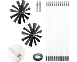 Schoorsteenveegset - Schoorsteenveger - Schoorsteenborstel 150mm