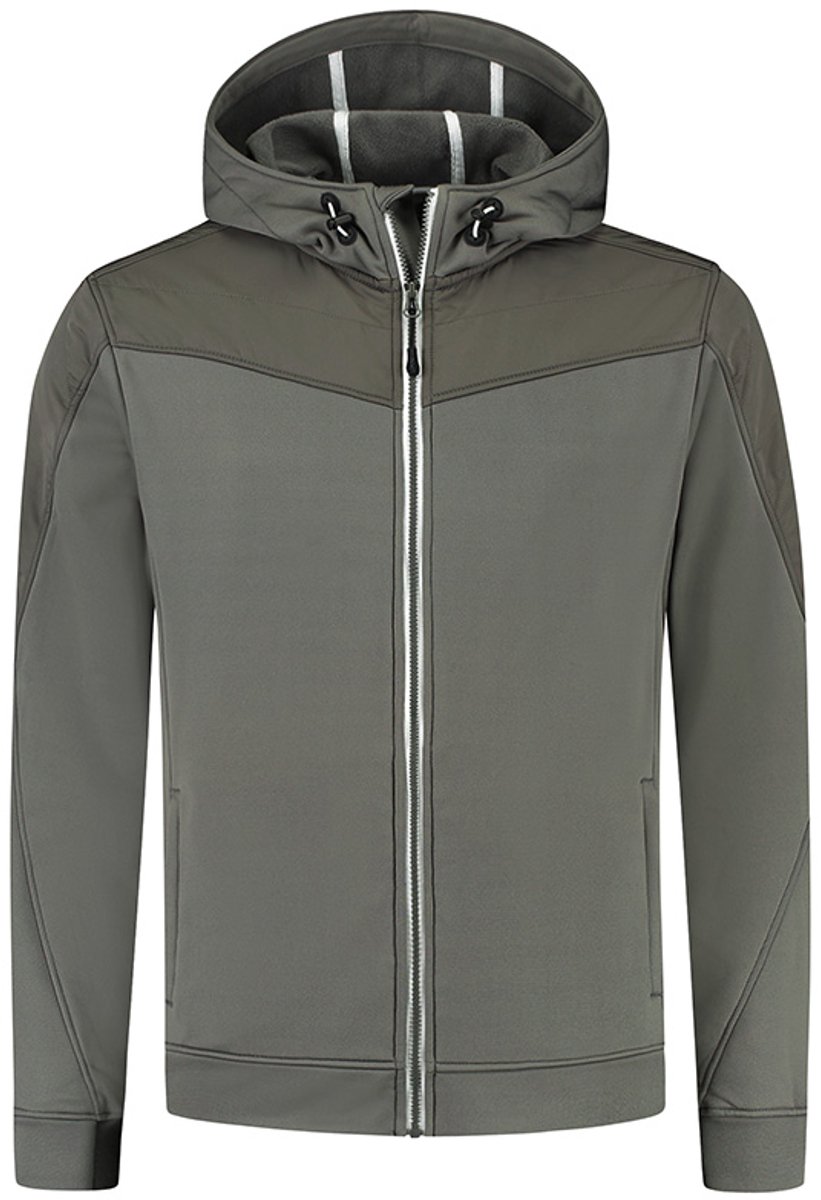 Lemon & Soda vest met capuchon maat XL in de kleur grijs
